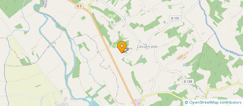 localisation de l'entreprise MONSIEUR GERARD MASSON  LASSERRADE