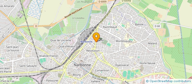 localisation de l'entreprise MONSIEUR GERARD MATEO  NARBONNE