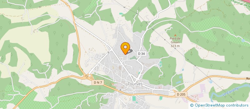 localisation de l'entreprise MONSIEUR GERARD MATHERON  TOURVES