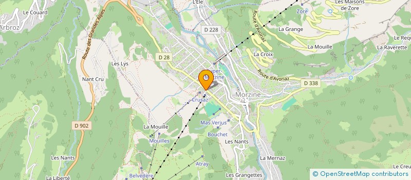 localisation de l'entreprise MONSIEUR GERARD MATHIAS à MORZINE