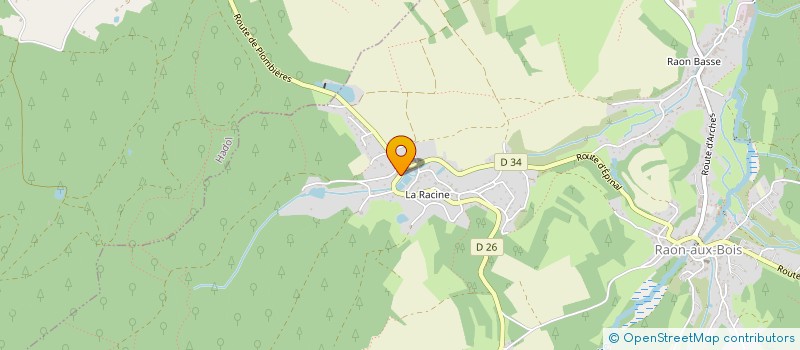 localisation de l'entreprise MONSIEUR GERARD MATHIEU à RAON-AUX-BOIS