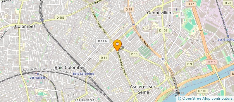 localisation de l'entreprise MONSIEUR GERARD MATHOU à ASNIERES-SUR-SEINE