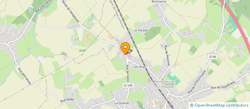 localisation de l'entreprise MONSIEUR GERARD MATON  TEMPLEUVE-EN-PEVELE