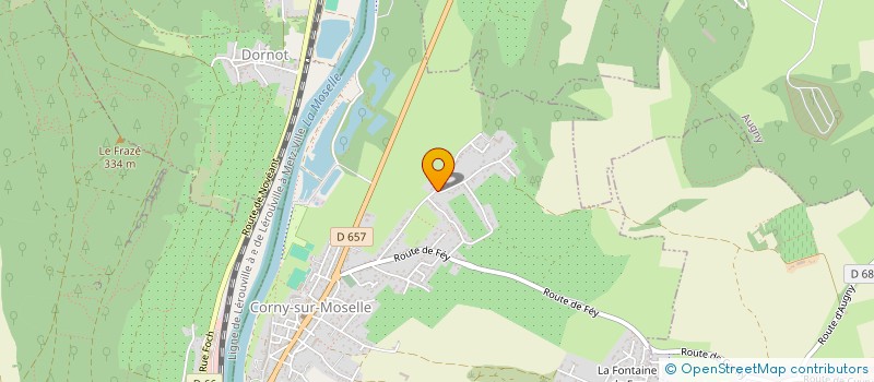 localisation de l'entreprise MONSIEUR GERARD MAUVET  CORNY-SUR-MOSELLE