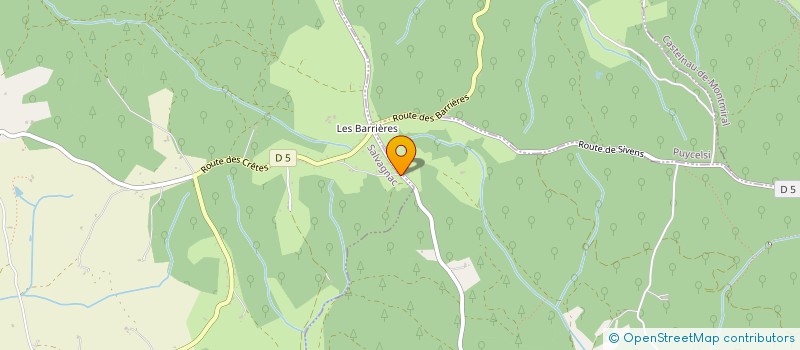 localisation de l'entreprise MONSIEUR GERARD MEAUX  SALVAGNAC