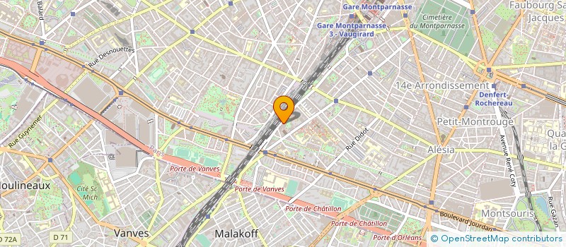 localisation de l'entreprise MONSIEUR GERARD MECREANT à PARIS