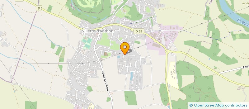 localisation de l'entreprise MONSIEUR GERARD MELILLI  VILLETTE-D'ANTHON