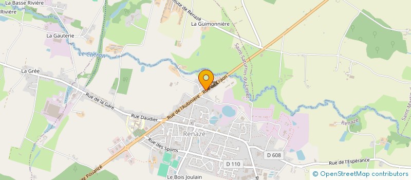 localisation de l'entreprise MONSIEUR GERARD MENNEGUERRE  RENAZE