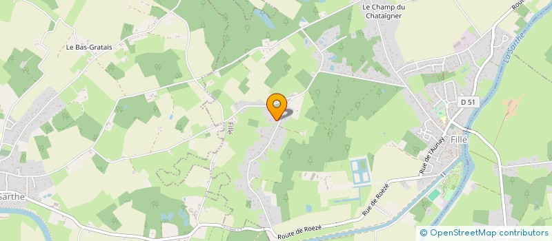 localisation de l'entreprise MONSIEUR GERARD MERCERON  FILLE