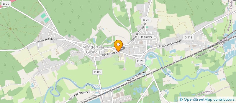 localisation de l'entreprise MONSIEUR GERARD MERCIER  MONTFORT-LE-GESNOIS