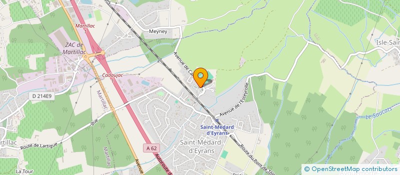 localisation de l'entreprise MONSIEUR GERARD MERCURY  SAINT-MEDARD-D'EYRANS