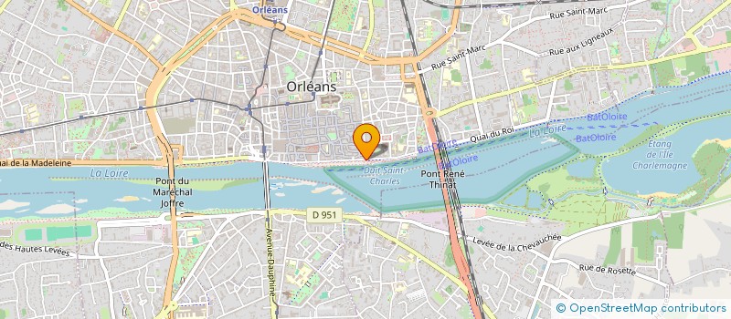 localisation de l'entreprise MONSIEUR GERARD MERIAUD à ORLEANS