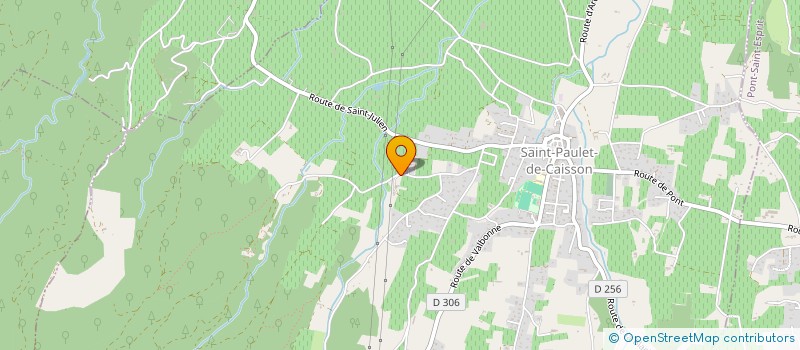 localisation de l'entreprise MONSIEUR GERARD MERIC  SAINT-PAULET-DE-CAISSON
