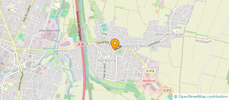 localisation de l'entreprise MONSIEUR GERARD MERIUS  HORBOURG-WIHR