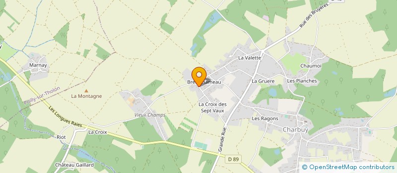 localisation de l'entreprise MONSIEUR GERARD MERLOT à CHARBUY
