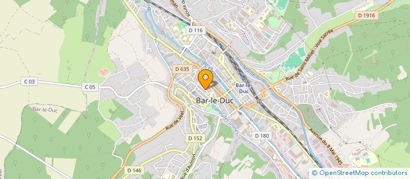 localisation de l'entreprise MONSIEUR GERARD METZGER à BAR-LE-DUC