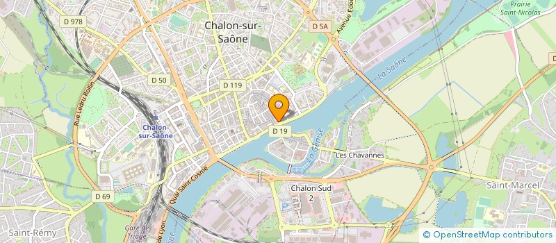 localisation de l'entreprise MONSIEUR GERARD MICHEL à CHALON-SUR-SAONE
