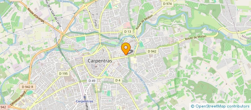 localisation de l'entreprise MONSIEUR GERARD MICHEL à CARPENTRAS