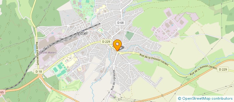 localisation de l'entreprise MONSIEUR GERARD MICHEL VAUTHIER à VITTEL