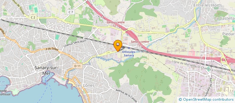 localisation de l'entreprise MONSIEUR GERARD MICHELUCCI  SANARY-SUR-MER