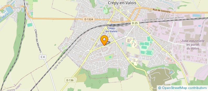 localisation de l'entreprise MONSIEUR GERARD MIGNEAUX à CREPY EN VALOIS