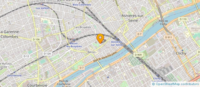 localisation de l'entreprise MONSIEUR GERARD MIGNOT à COURBEVOIE