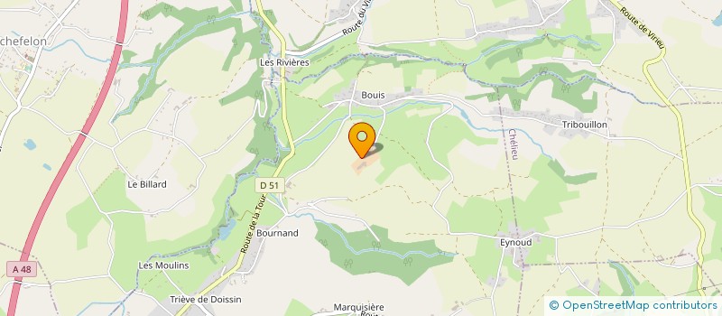 localisation de l'entreprise MONSIEUR GERARD MIGNOT  VILLAGES DU LAC DE PALADRU