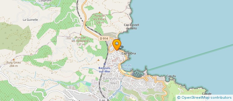 localisation de l'entreprise MONSIEUR GERARD MIGNOT à BANYULS-SUR-MER