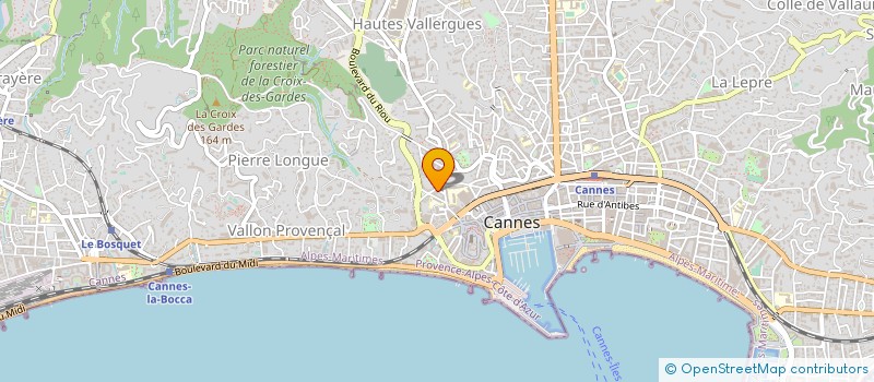 localisation de l'entreprise MONSIEUR GERARD MILAZZO à CANNES