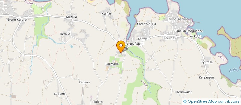 localisation de l'entreprise MONSIEUR GERARD MILIN  CLEDER