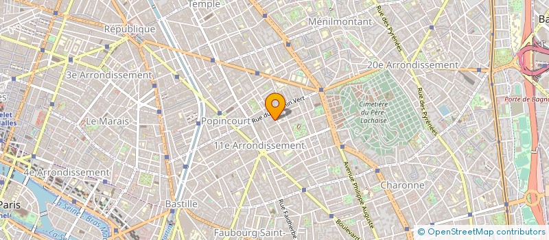 localisation de l'entreprise MONSIEUR GERARD MILLE à PARIS