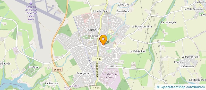 localisation de l'entreprise MONSIEUR GERARD MINARD à PLEURTUIT