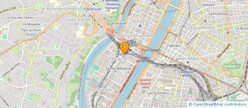 localisation de l'entreprise MONSIEUR GERARD MIRA  LYON