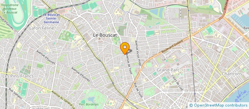 localisation de l'entreprise MONSIEUR GERARD MIRIEU DE LABARRE à LE BOUSCAT