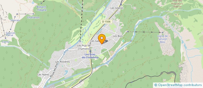 localisation de l'entreprise MONSIEUR GERARD MISCHLER  CHAMONIX MONT BLANC