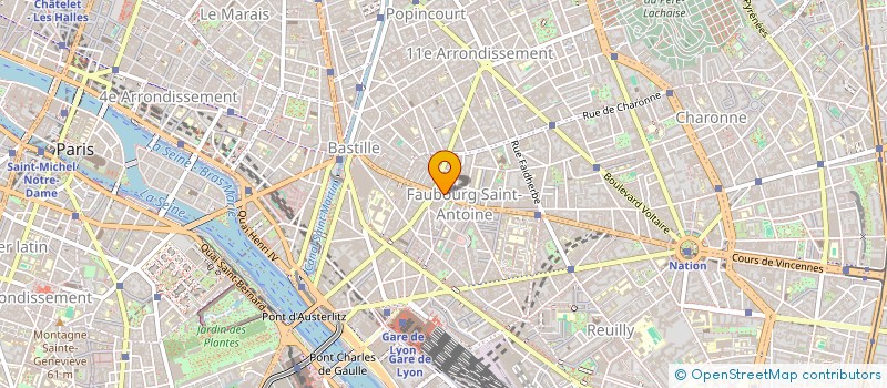 localisation de l'entreprise MONSIEUR GERARD MITELBERG  PARIS 11