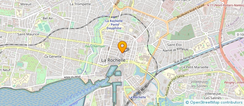 localisation de l'entreprise MONSIEUR GERARD MOINARD  LA ROCHELLE