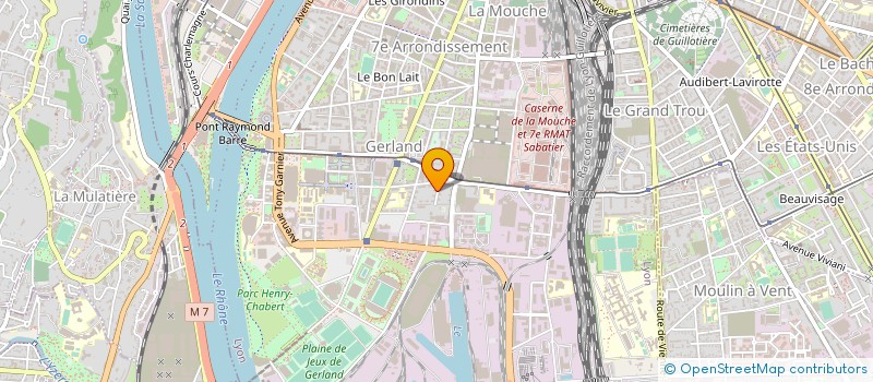 localisation de l'entreprise MONSIEUR GERARD MOISAN à LYON