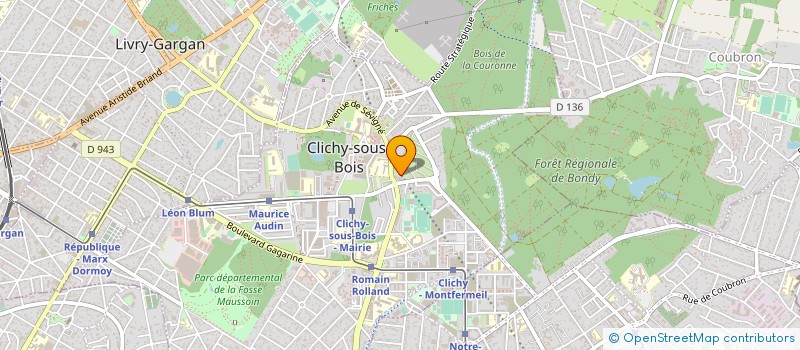 localisation de l'entreprise MONSIEUR GERARD MONBRUN à CLICHY-SOUS-BOIS