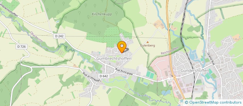 localisation de l'entreprise MONSIEUR GERARD MONET  GUMBRECHTSHOFFEN