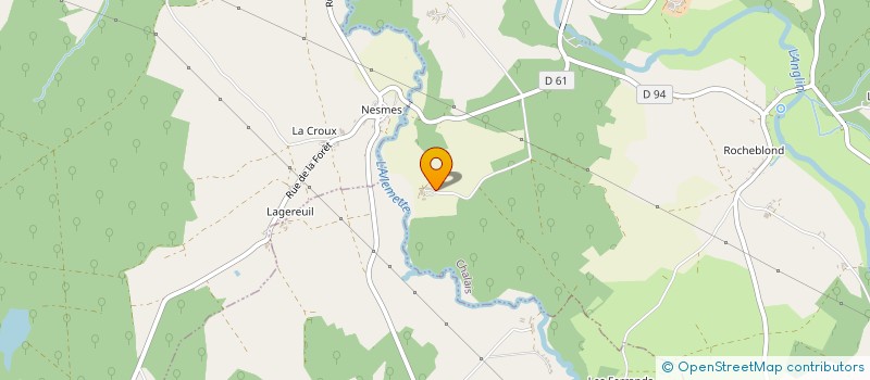 localisation de l'entreprise MONSIEUR GERARD MONNET à CHALAIS
