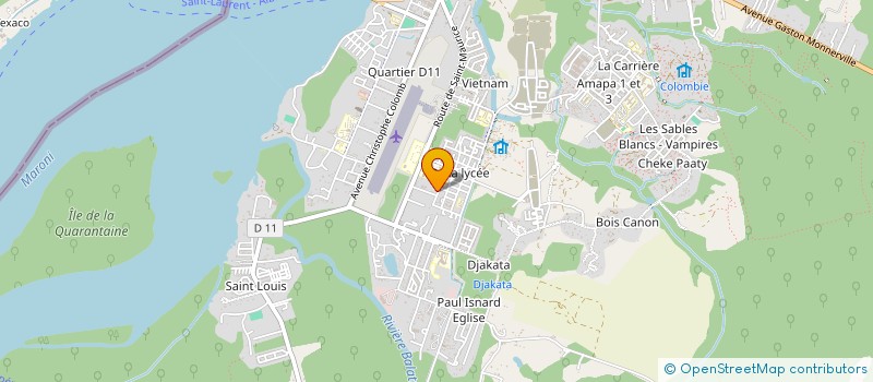 localisation de l'entreprise MONSIEUR GERARD MONPEA à SAINT-LAURENT-DU-MARONI
