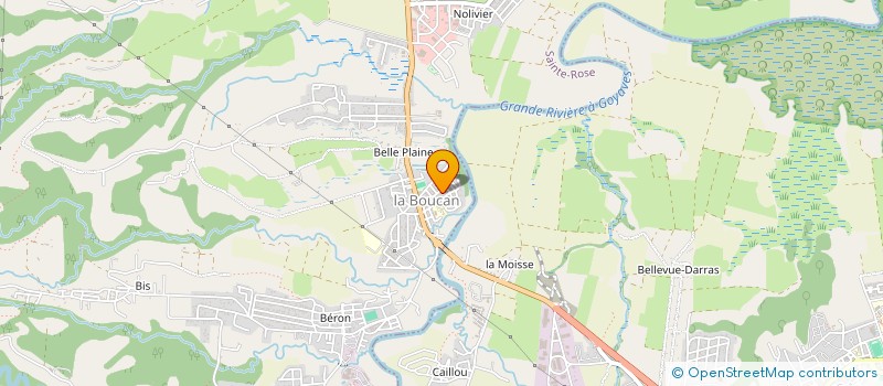 localisation de l'entreprise MONSIEUR GERARD MONROSE  SAINTE-ROSE