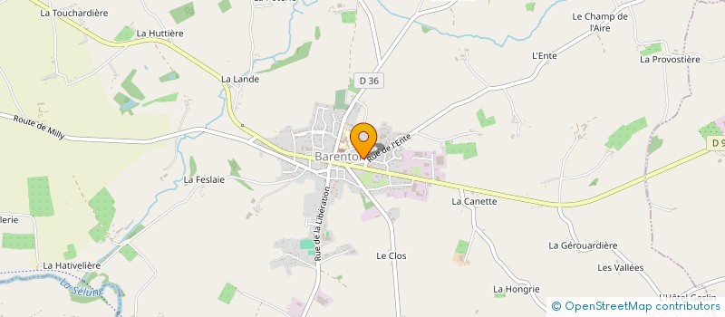 localisation de l'entreprise MONSIEUR GERARD MONTECOT  BARENTON