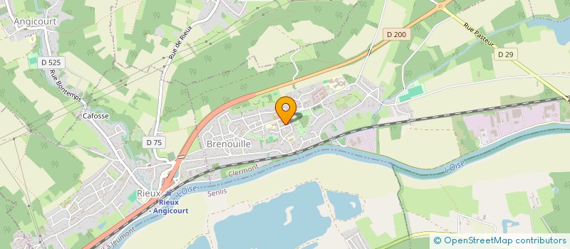 localisation de l'entreprise MONSIEUR GERARD MONTEL  BRENOUILLE