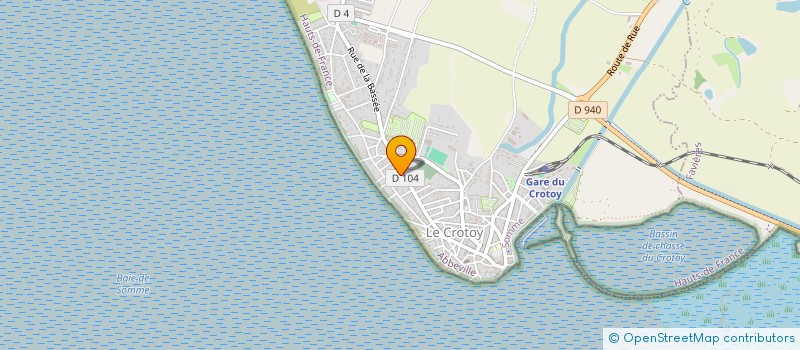 localisation de l'entreprise MONSIEUR GERARD MONTIGNY à LE CROTOY