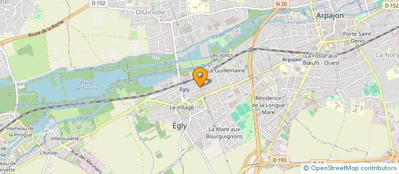 localisation de l'entreprise MONSIEUR GERARD MONTLOUIS  EGLY