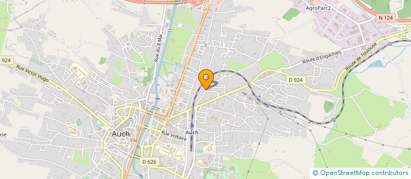 localisation de l'entreprise MONSIEUR GERARD MONTSERRET  AUCH