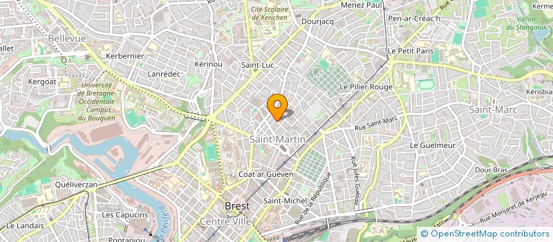 localisation de l'entreprise MONSIEUR GERARD MORAGUES à BREST