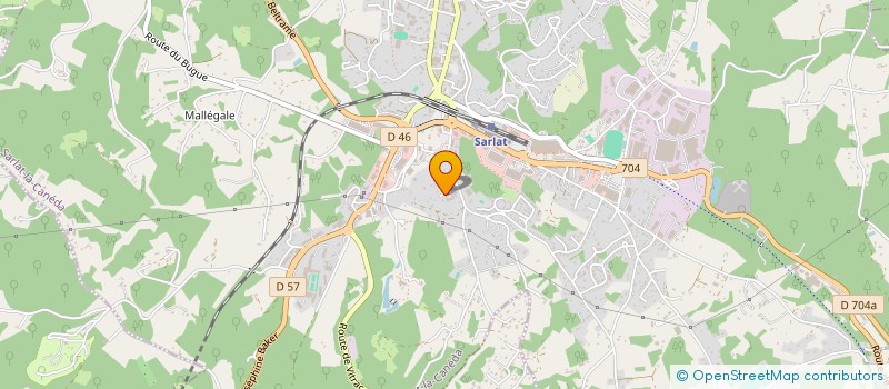 localisation de l'entreprise MONSIEUR GERARD MORAND à SARLAT-LA-CANEDA